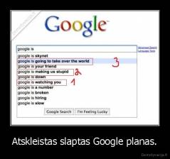 Atskleistas slaptas Google planas. - 