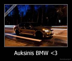 Auksinis BMW 