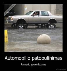 Automobilio patobulinimas - Pamario gyventojams