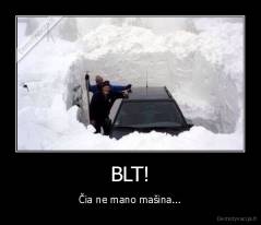 BLT! - Čia ne mano mašina...