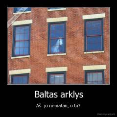 Baltas arklys - Aš  jo nematau, o tu?