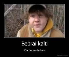 Bebrai kalti - Čia bebra darbas