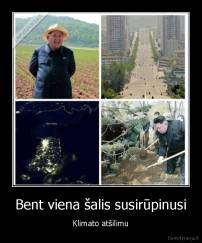 Bent viena šalis susirūpinusi - Klimato atšilimu