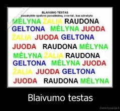 Blaivumo testas - 