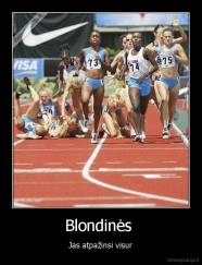 Blondinės  - Jas atpažinsi visur