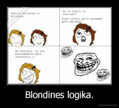 Blondines logika. - 