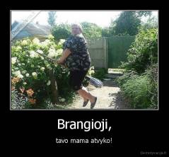 Brangioji, - tavo mama atvyko!