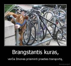 Brangstantis kuras, - verčia žmones prisiminti praeties transportą.