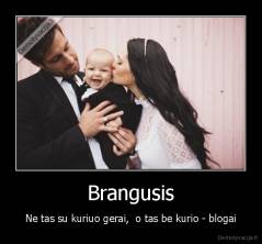 Brangusis - Ne tas su kuriuo gerai,  o tas be kurio - blogai