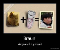 Braun  - vis geresnė ir geresnė