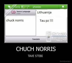 CHUCH NORRIS - TAVE STEBI 