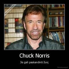 Chuck Norris - Jis gali paskandinti žuvį