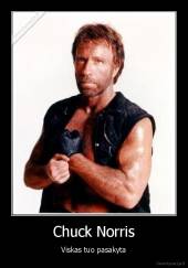 Chuck Norris - Viskas tuo pasakyta