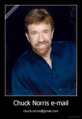 Chuck Norris e-mail - chuck.norris@gmail.com