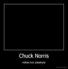 Chuck Norris - viskas tuo pasakyta