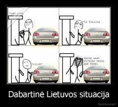 Dabartinė Lietuvos situacija - 