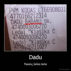 Dadu - Pasakų šalies ledai