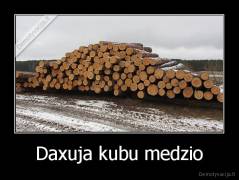 Daxuja kubu medzio - 