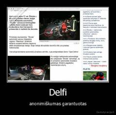 Delfi - anonimiškumas garantuotas