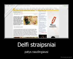 Delfi straipsniai - patys naudingiausi