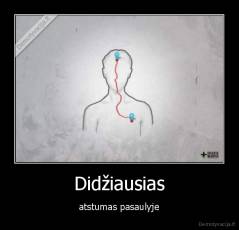 Didžiausias - atstumas pasaulyje