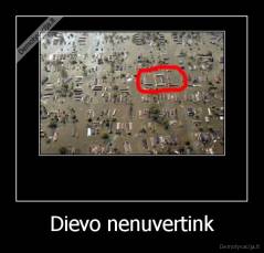 Dievo nenuvertink - 