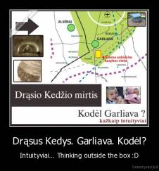 Drąsus Kedys. Garliava. Kodėl? - Intuityviai... Thinking outside the box :D