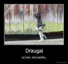 Draugai - jie tam, kad padėtų