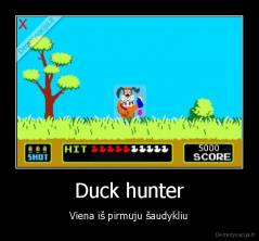 Duck hunter - Viena iš pirmuju šaudykliu