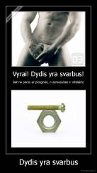 Dydis yra svarbus - 