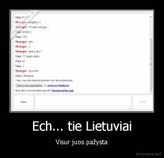 Ech... tie Lietuviai - Visur juos pažysta