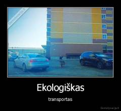 Ekologiškas - transportas