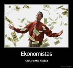 Ekonomistas - Abituriento akimis