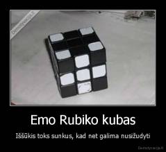 Emo Rubiko kubas - Iššūkis toks sunkus, kad net galima nusižudyti