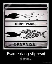 Esame daug stipresni - nei atrodo.....