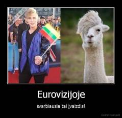 Eurovizijoje - svarbiausia tai įvaizdis!