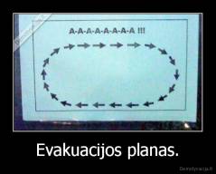 Evakuacijos planas. - 