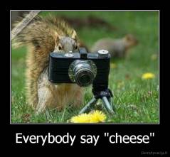 Everybody say "cheese" - 