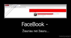 FaceBook -  - Žiauriau nei žiauru...