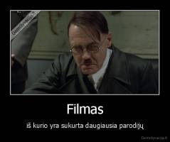 Filmas - iš kurio yra sukurta daugiausia parodijų