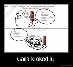 Gaila krokodilų  - 