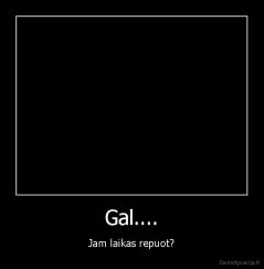 Gal.... - Jam laikas repuot?