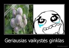 Geriausias vaikystės ginklas - 