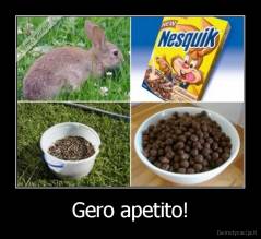 Gero apetito! - 