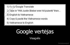 Google vertėjas - Visagalis