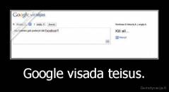 Google visada teisus. - 