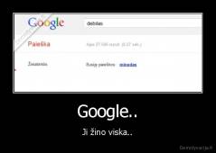 Google.. - Ji žino viska..