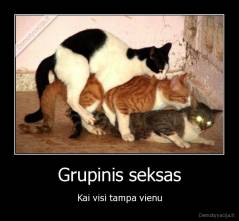 Grupinis seksas - Kai visi tampa vienu