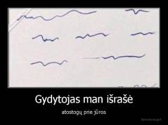 Gydytojas man išrašė - atostogų prie jūros