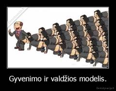 Gyvenimo ir valdžios modelis. - 